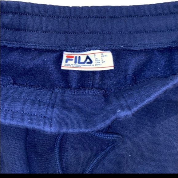 Fila Pants - FILAS Chardonnay Jobbers in Navy Size Small UNISEX